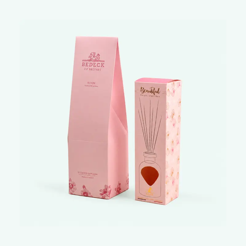 香水或藤条香薰包装盒产品图 Fragrance & Diffuser Boxes