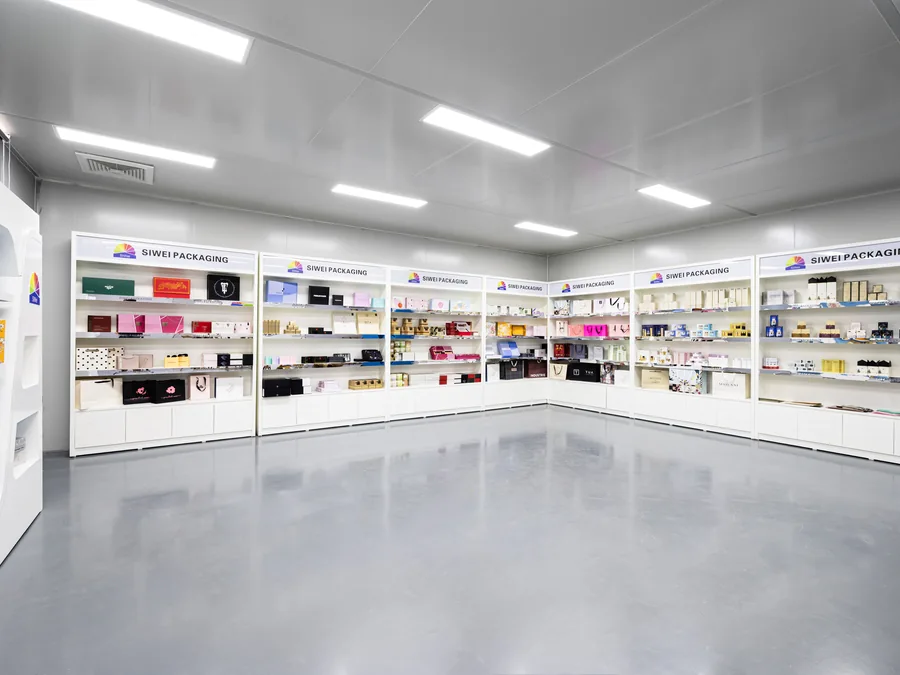 SiWei office interior and custom packaging product display