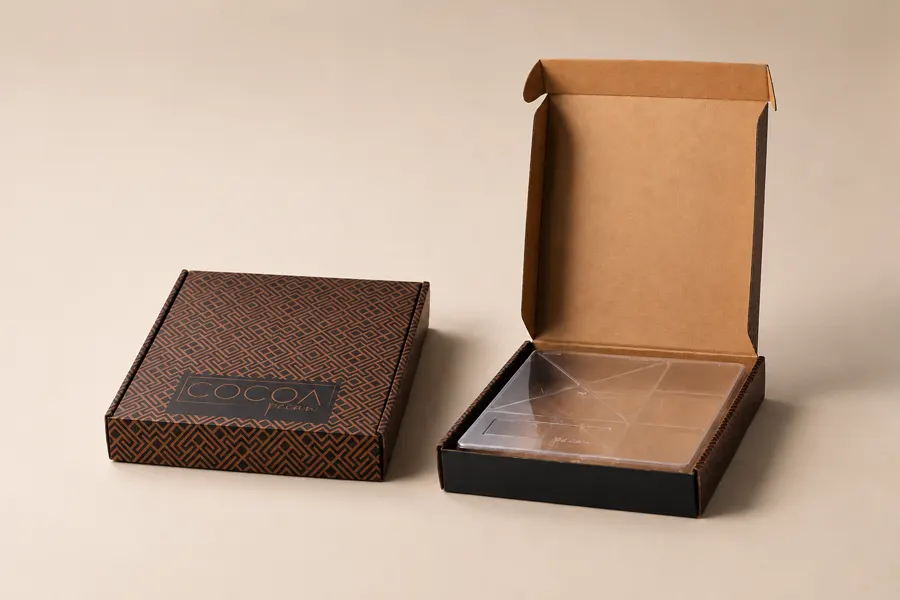 电商运输型巧克力包装图 Shipping-Safe Packaging