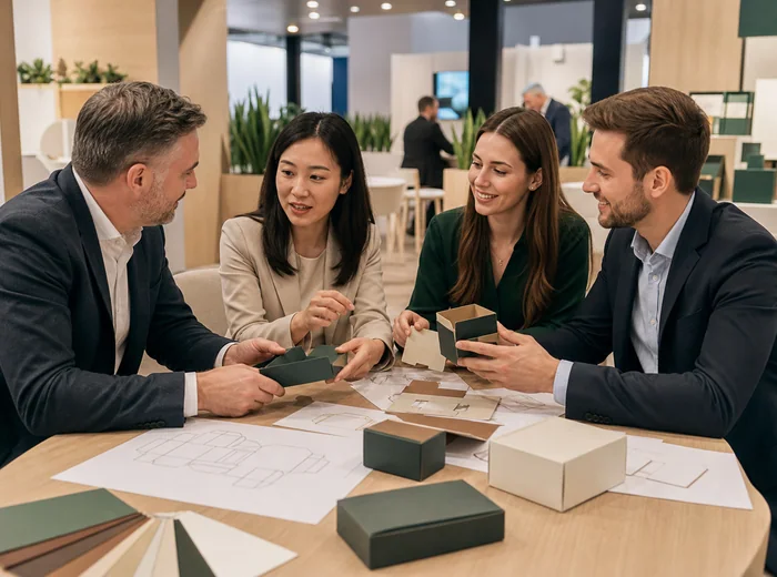SiWei team meeting international partners
