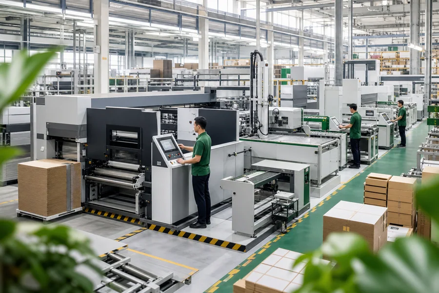 SiWei Packaging modern production workshop