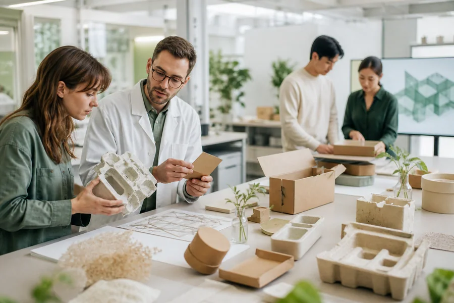 Sustainable packaging research and development studio